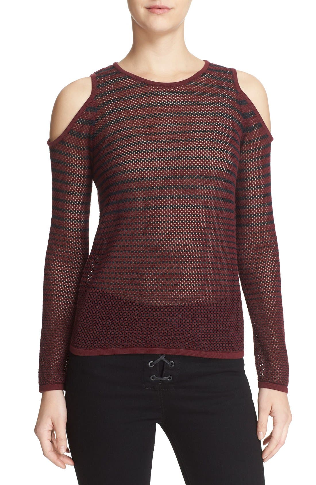 rag and bone cold shoulder sweater