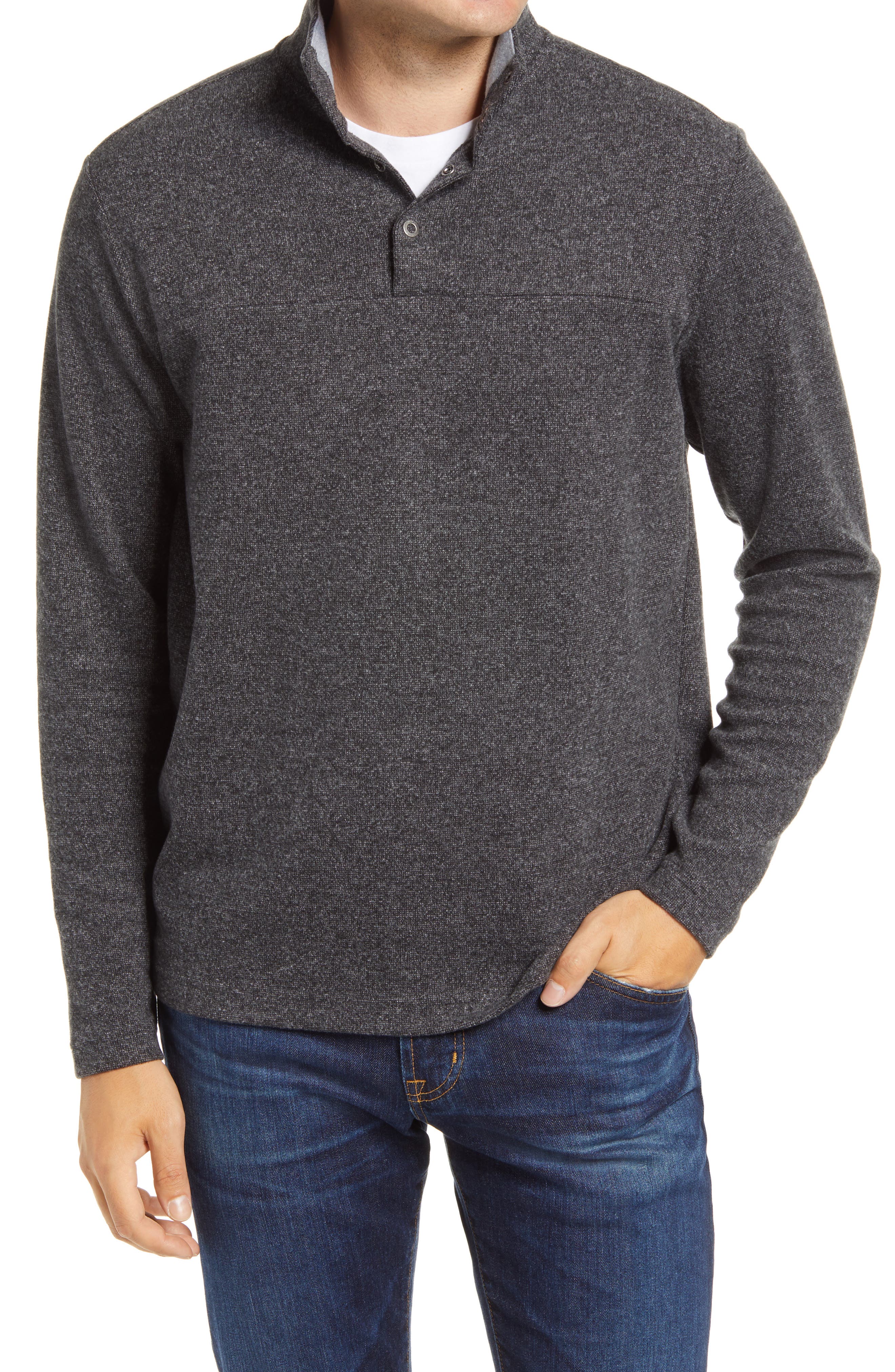 mens henley sweater
