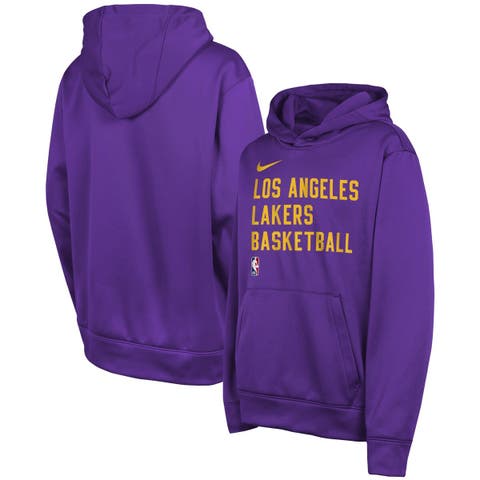 Nike Men's Los Angeles Lakers Spotlight Hoodie, XXL, Purple