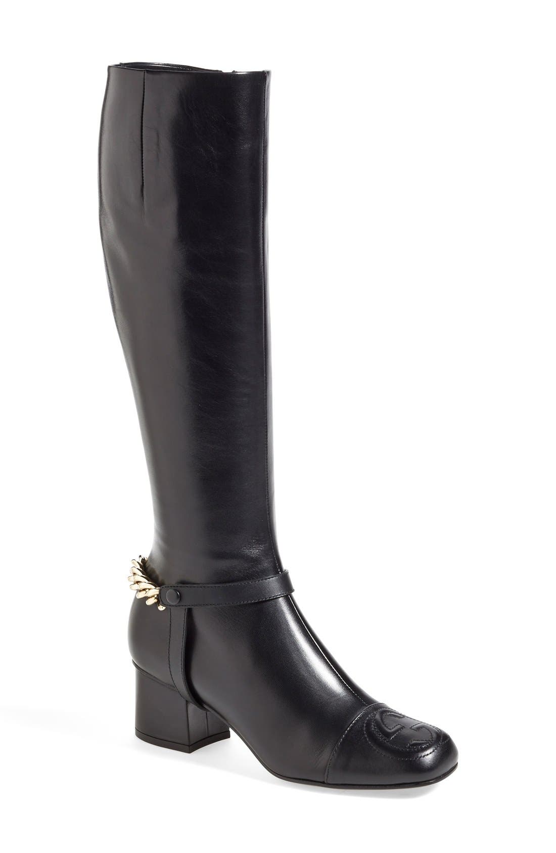 Gucci 'Soho' Knee High Boot (Women 