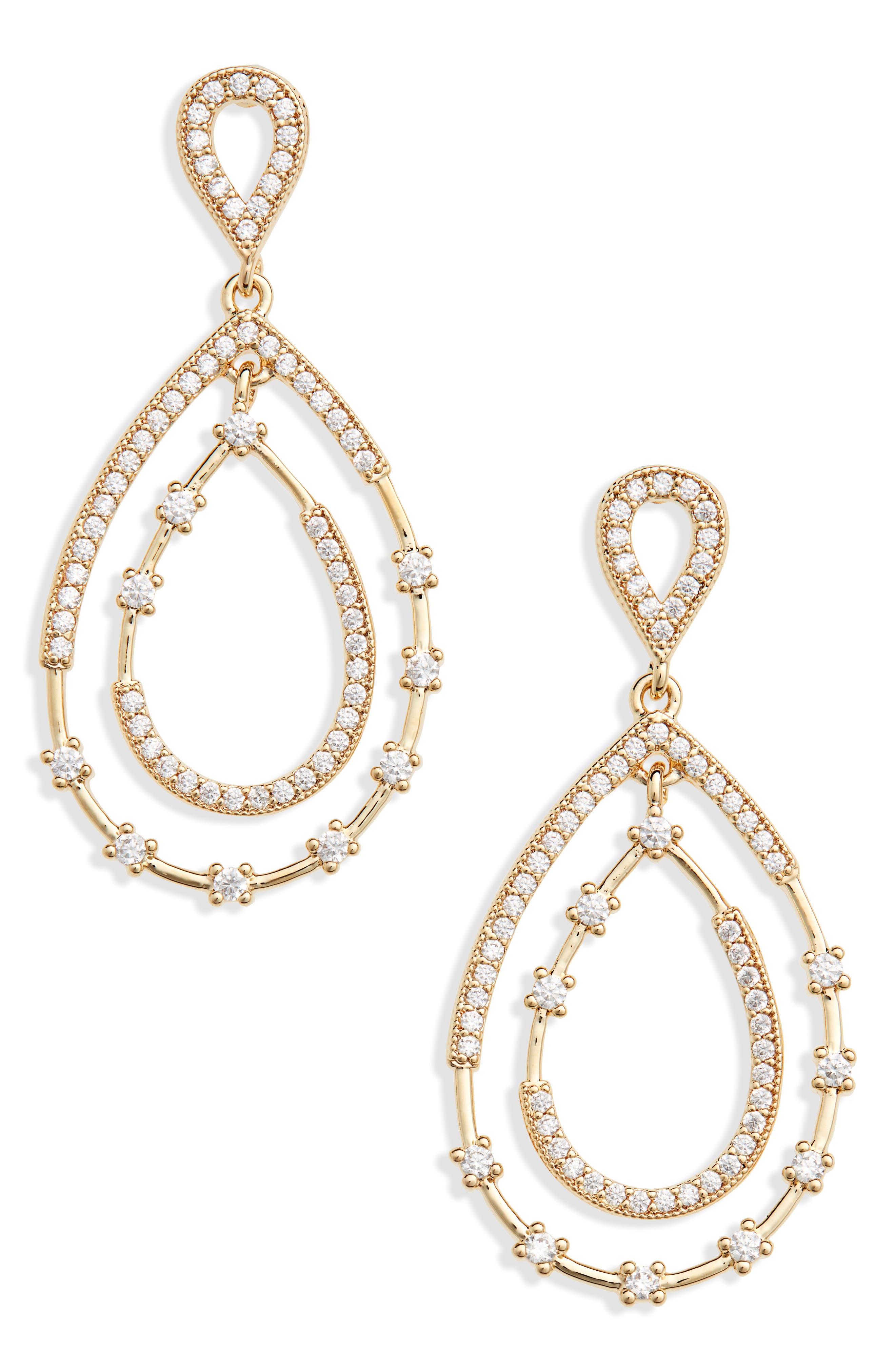 Nordstrom Crystal Teardrop Earrings Nordstrom