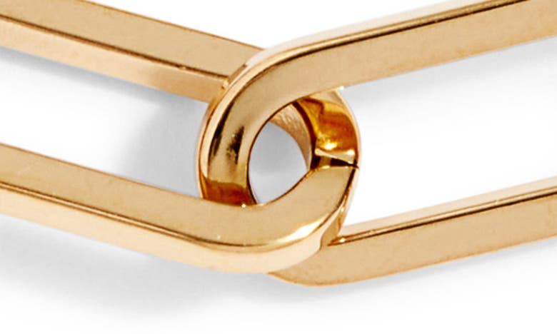 Shop Knotty Oblong Chain Link Bracelet In Gold