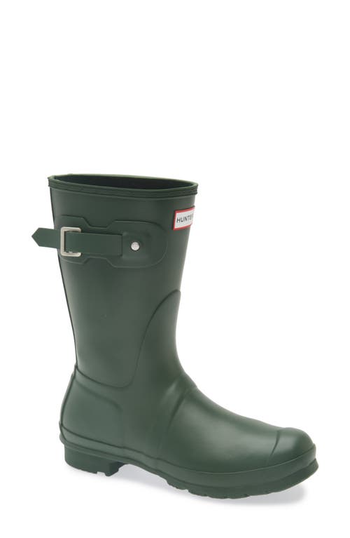 Hunter Original Waterproof Rain Boot In  Green