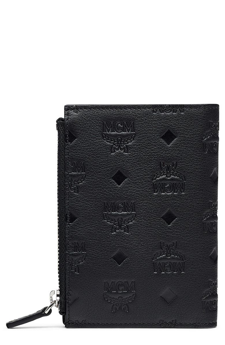 Klara Monogram Leather Flap Wallet