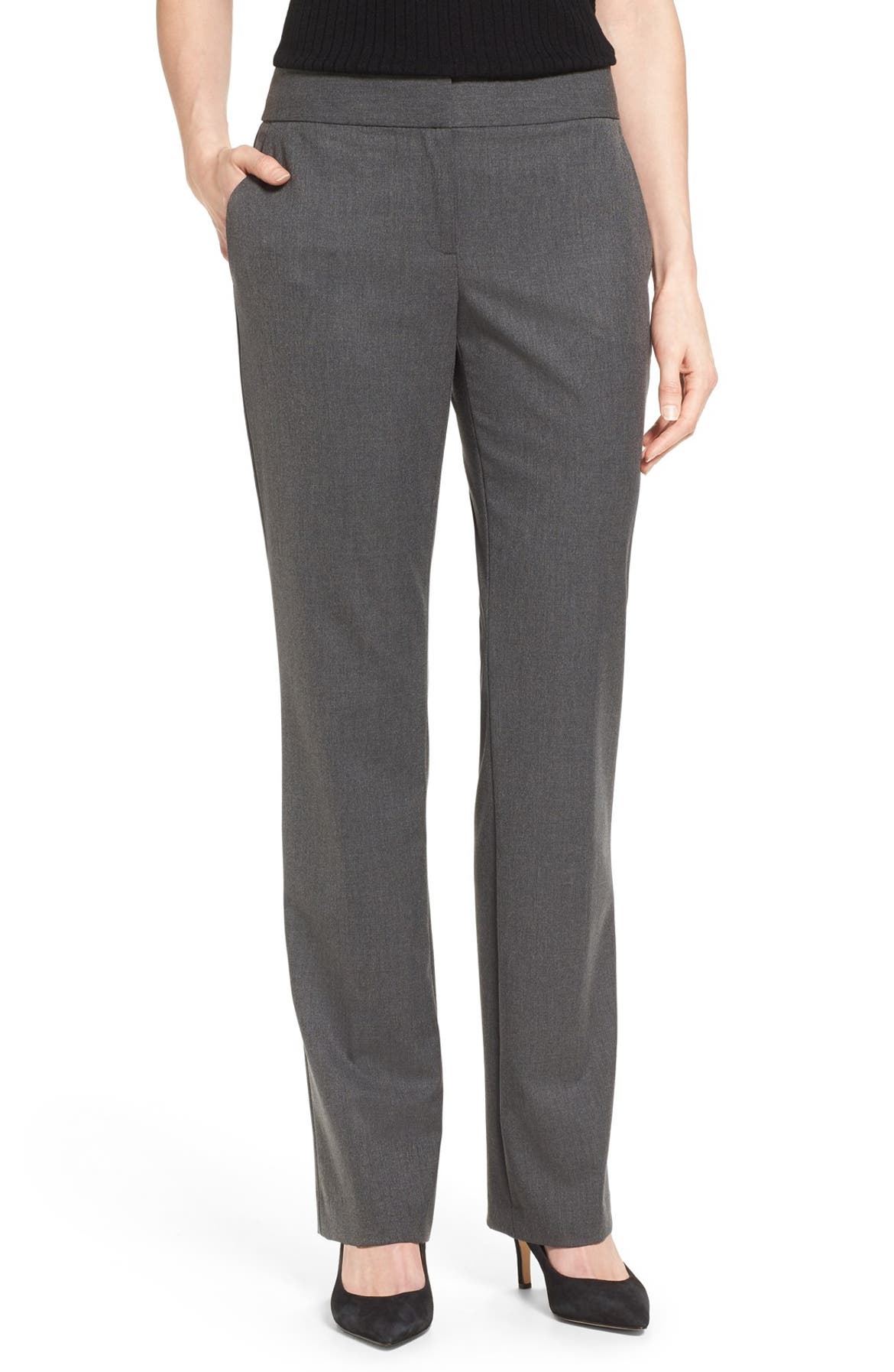 Vince Camuto Straight Leg Pants (Regular & Petite) Nordstrom