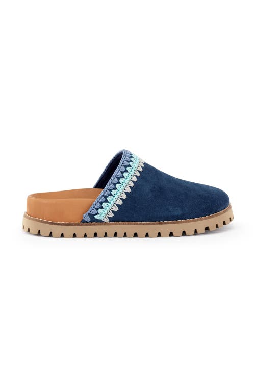 Shop The Sak Bolinas Lug Sole Clog In Indigo Seminyak