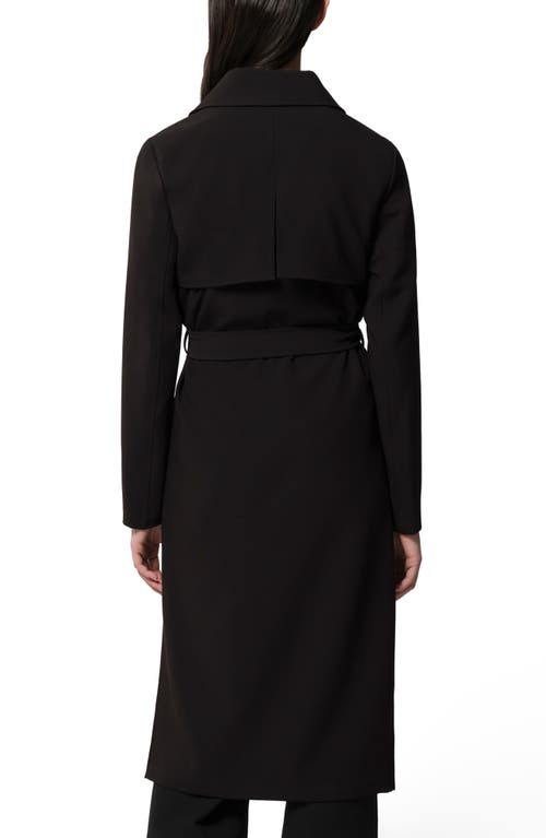 Soia & Kyo Dimitra Trench Coat In Black