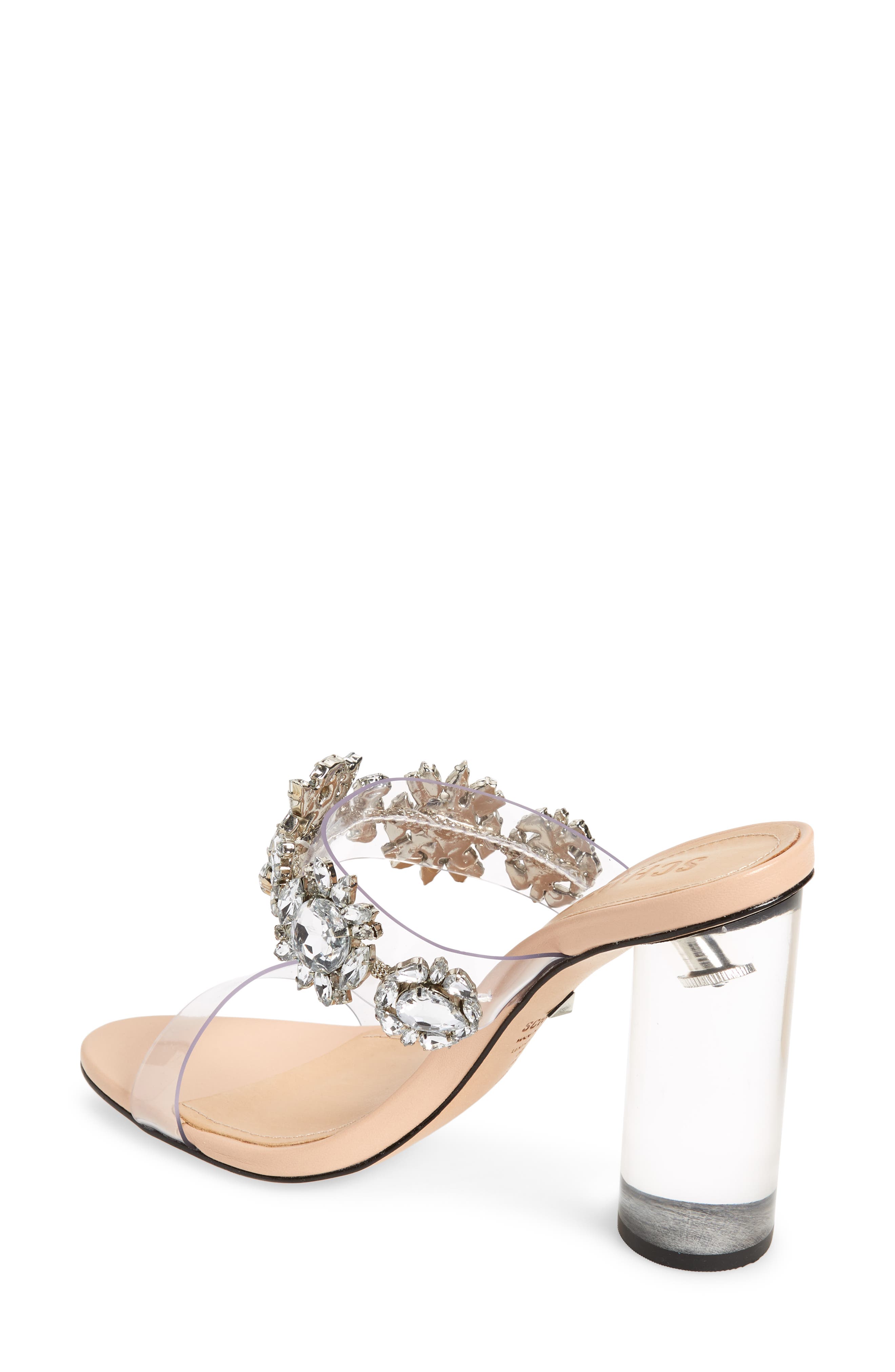schutz blanck transparent sandals