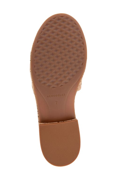 Shop Aerosoles Tortuga Slide Sandal In Cork Combo