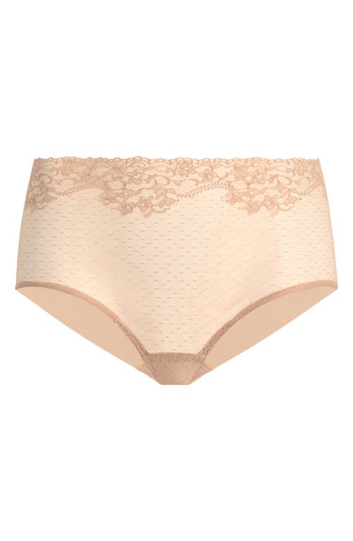 Shop Commando Double Take High Waist Briefs In Beige