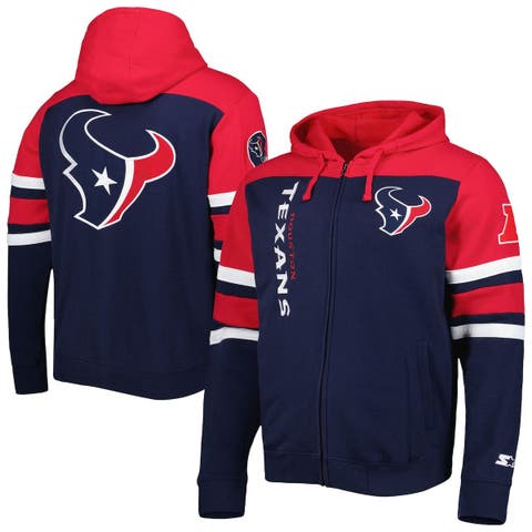 Men's Starter Navy Tennessee Titans Extreme Full-Zip Hoodie Jacket