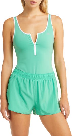 Alo Supernova Zip Front Bodysuit | Nordstrom