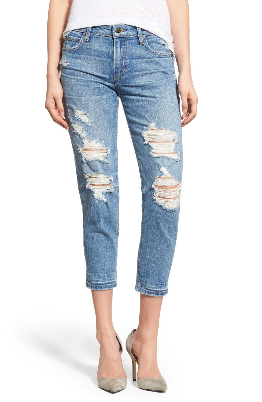 joe's jeans boyfriend slim crop