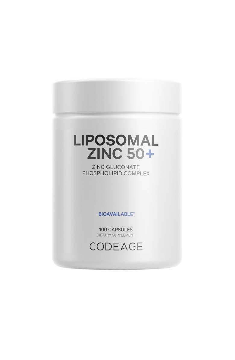 Codeage Liposomal Zinc, 3-Month + Supply, Zinc Gluconate Essential ...