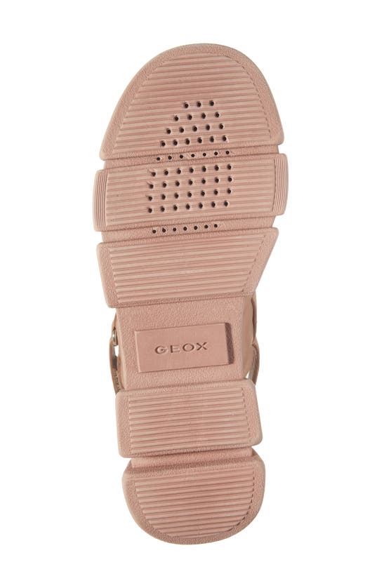 Shop Geox Lisbona Slingback Sandal In Dark Pink