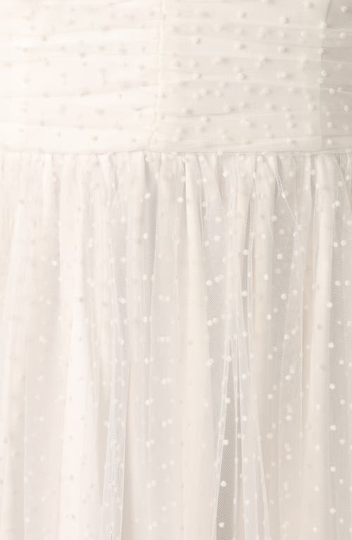 Petal And Pup Petal & Pup Floret Bow Strap Sweetheart Neck Maxi Dress In White