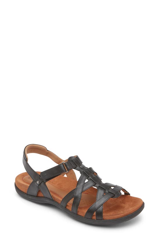 Rockport Cobb Hill Rubey Strappy Sandal In Black