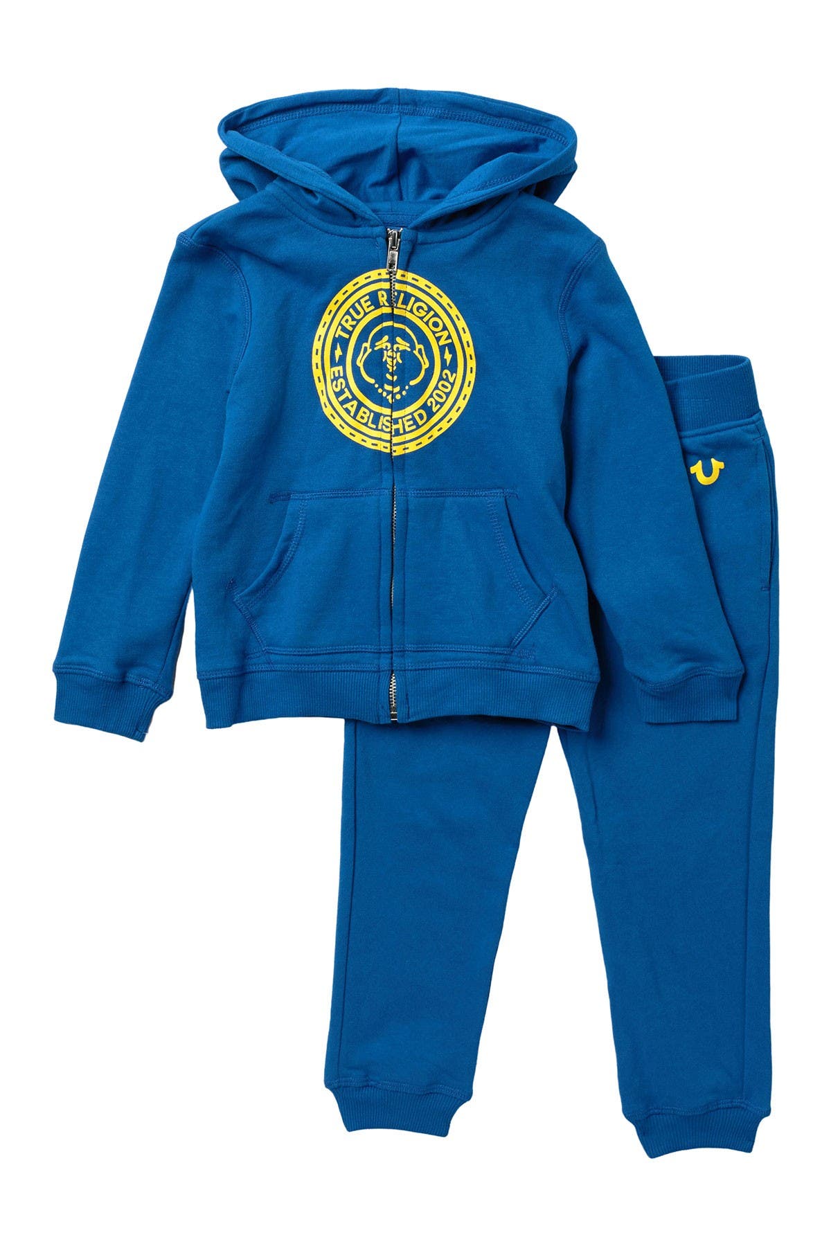 blue true religion sweat suit