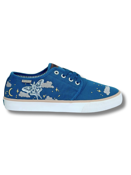 Bangs Shoes Enchanted Skylight Low Top In Navy Blue