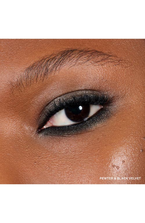 Shop Bobbi Brown Long-wear Cream Eyeshadow & Kohl Eyeliner In Pewter/black Velvet