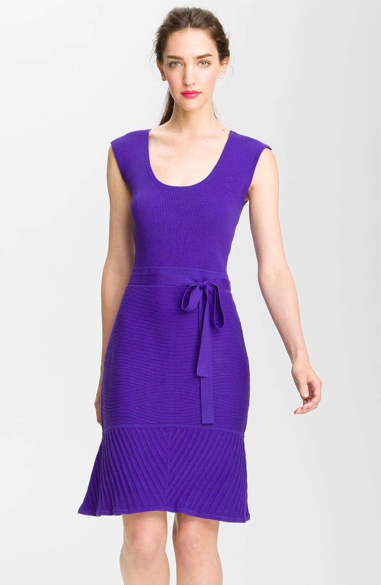 Milly 'Ava' Mixed Knit Sweater Dress Nordstrom