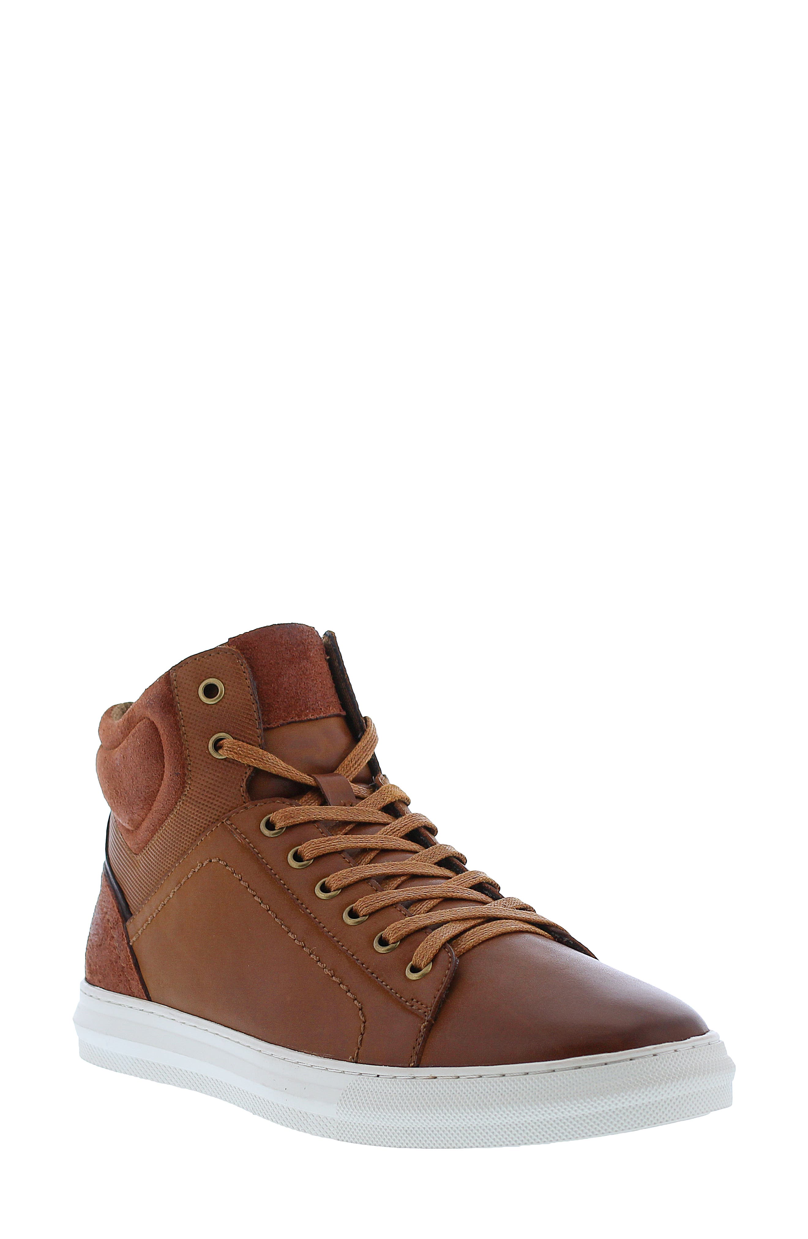 Men's Brown High Top Sneakers 