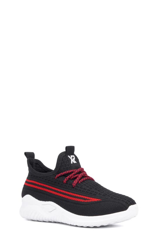 X-ray Kids' Thurston Knit Sneaker In Black