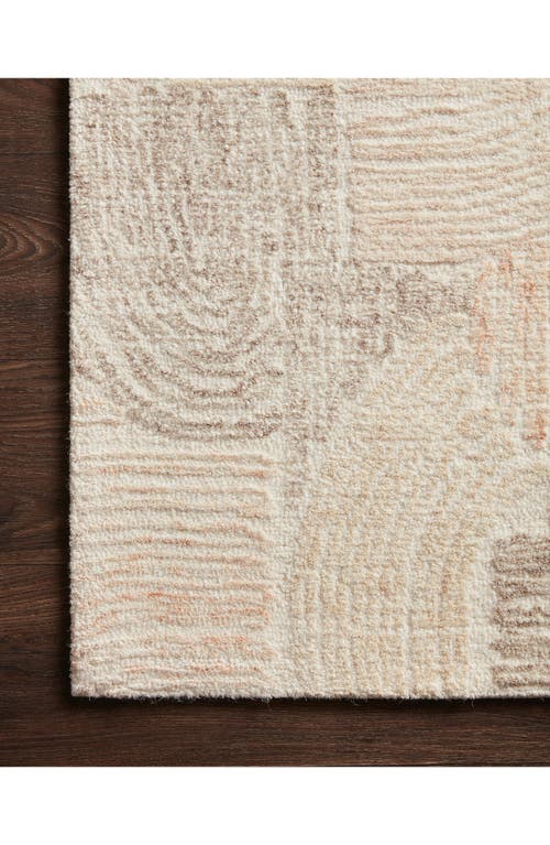 Loloi Milo Collection Rug In Peach/pebble
