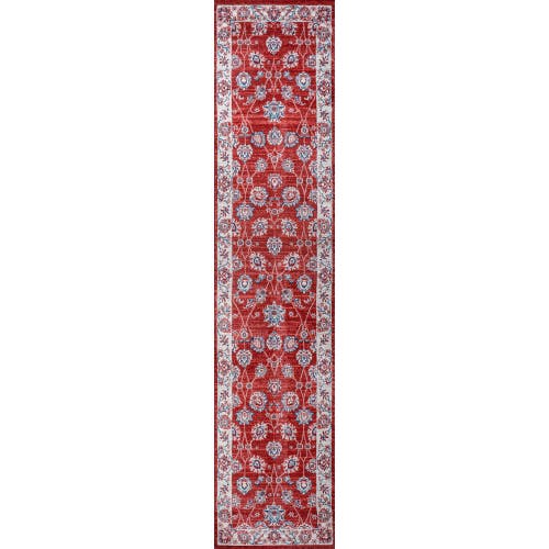Jonathan Y Modern Persian Vintage Moroccan Traditional Area Rug In Red/ivory