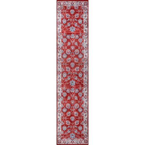 Shop Jonathan Y Modern Persian Vintage Moroccan Traditional Area Rug In Red/ivory