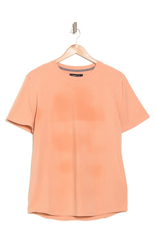 Shop Kenneth Cole Cotton Blend T-shirt In Coral