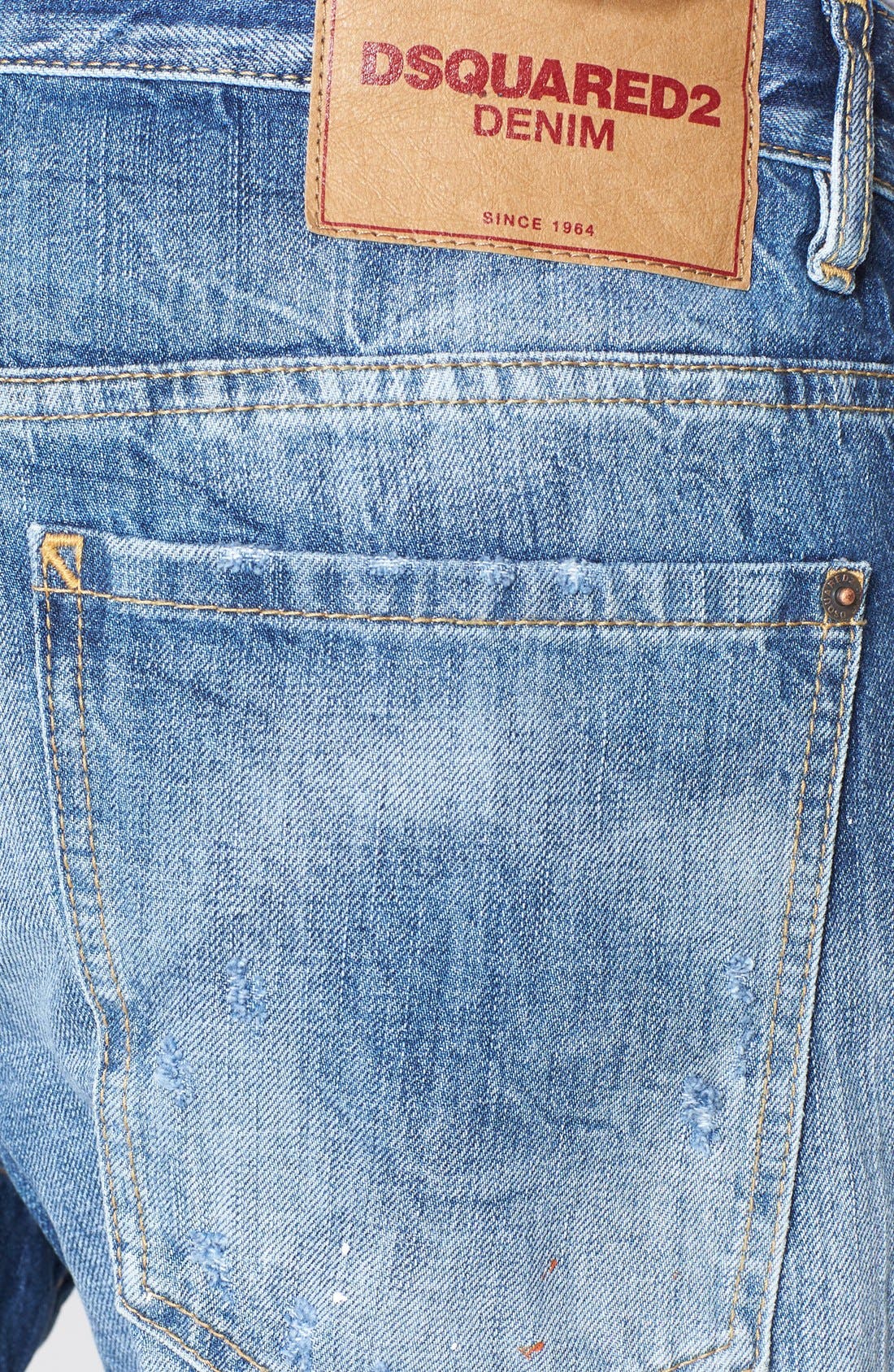 Dsquared2 'Double D' Straight Leg Jeans (Blue) | Nordstrom