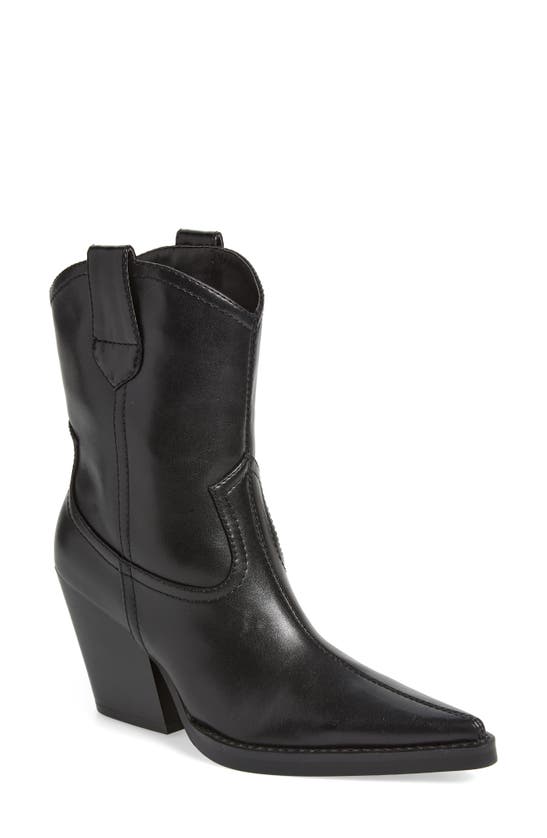 Azalea Wang Matty Foldover Shaft Western Boot In Black | ModeSens