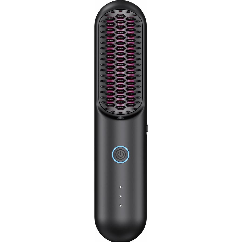 Tymo Porta Pro Portable Hair Straightening Brush In Black