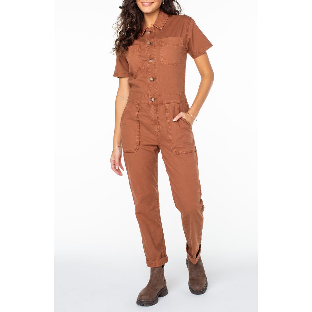 Roxy Servo Jumpsuit In Russet In Russet