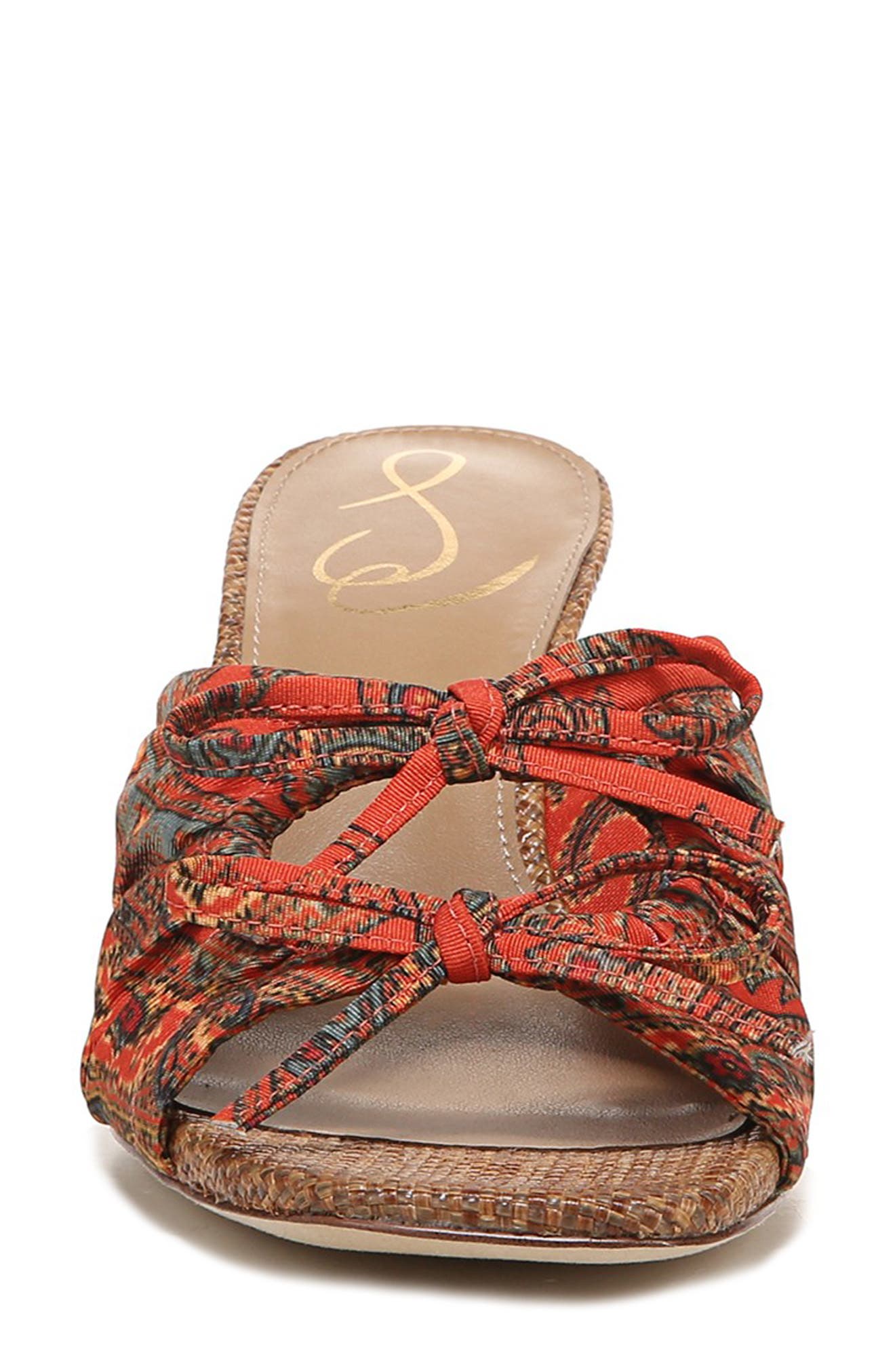 Sam Edelman Pia Sandal in Orange Poppy | Smart Closet