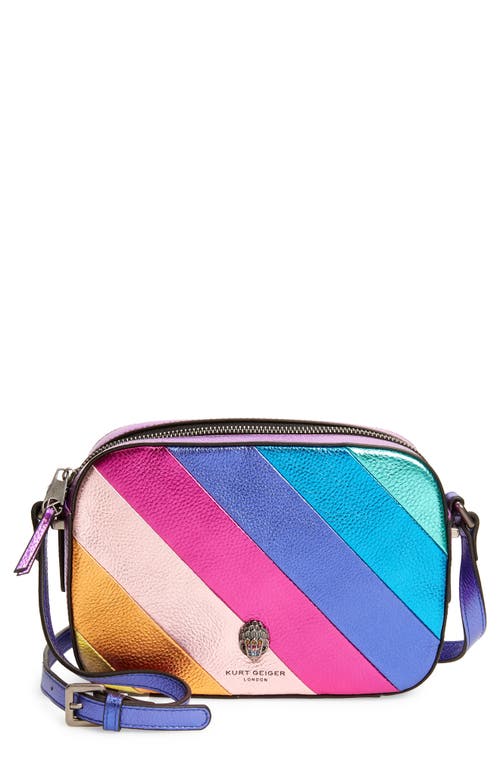 Shop Kurt Geiger London Rainbow Shop 690 Kensington Crossbody Bag In Multi/other