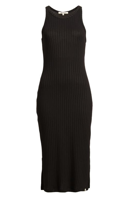 Shop Rip Curl Premium Rib Racerback Dress In Black