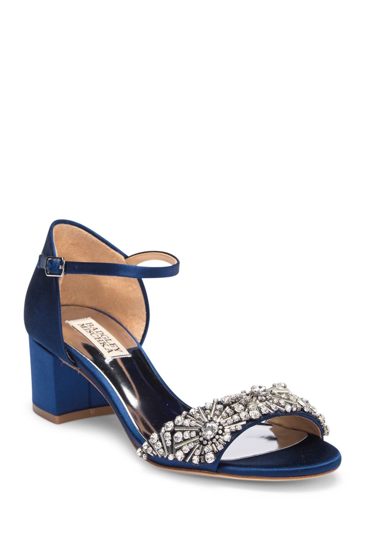 Mareva Ankle Strap Block Heel Sandal 