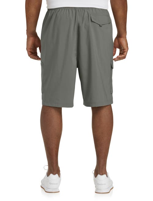 Shop Reebok Performance Ripstop Cargo Shorts In Granite