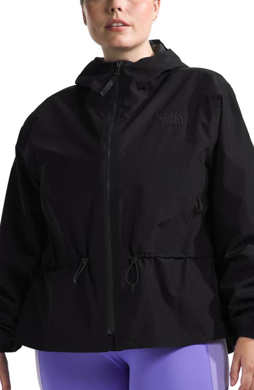 The North Face Daybreak Waterproof Hooded Rain Jacket Tnf Black at Nordstrom,