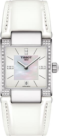 Tissot women's mother of 2025 pearl