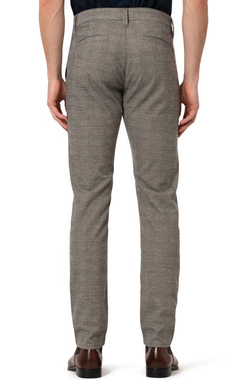 Shop 34 Heritage Verona Straight Leg Chino Pants In Taupe Elite Check