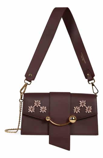Strathberry Lana Osette Midi Brown Leather Top Handle Bucket Bag Mint Cond  Fr JP
