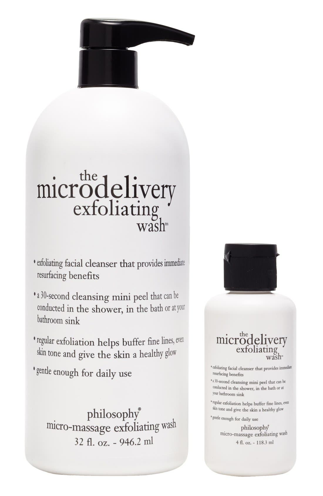 philosophy 'the microdelivery' exfoliating facial wash duo (USD 125