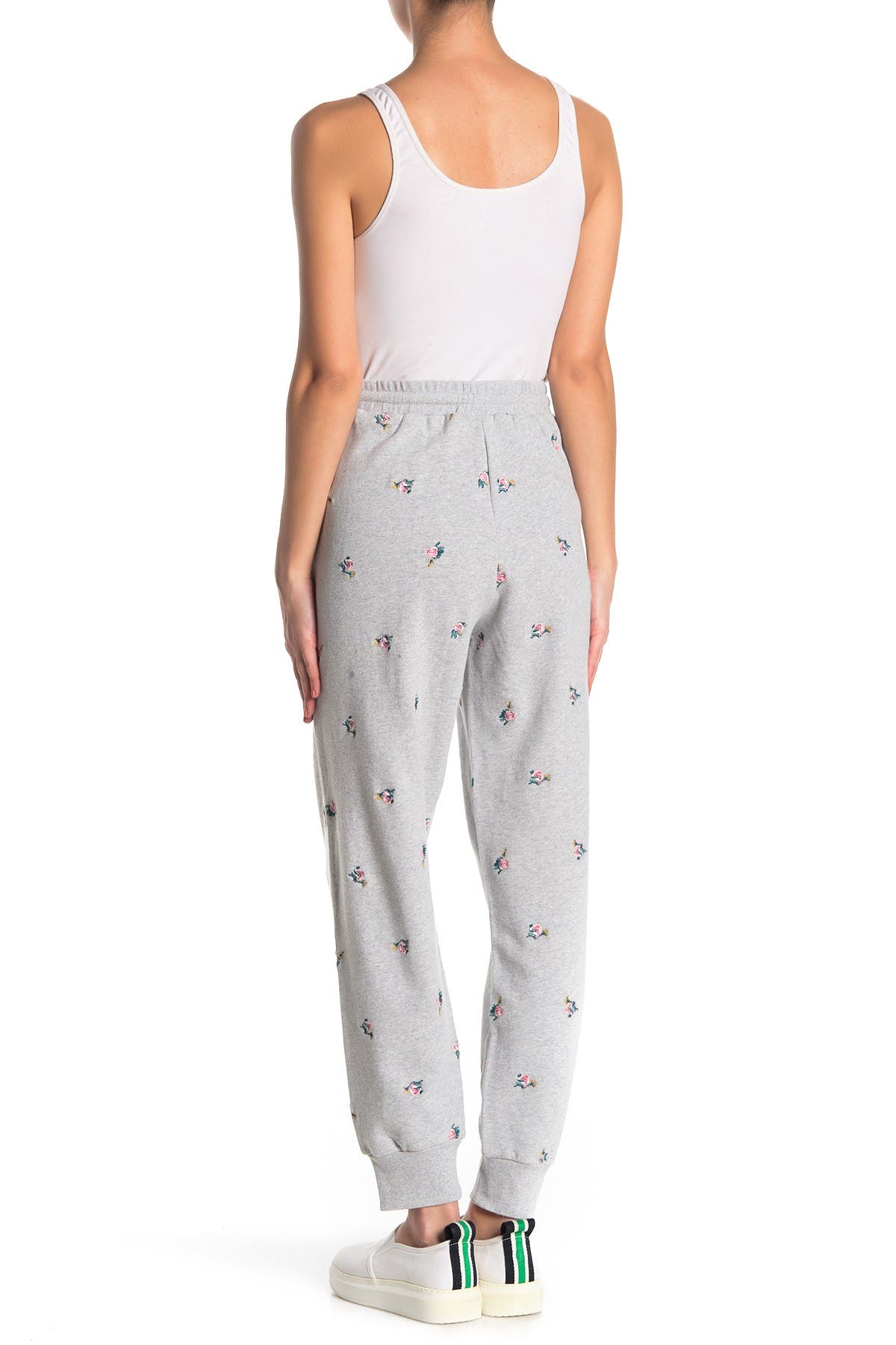 lucky brand embroidered sweatpants