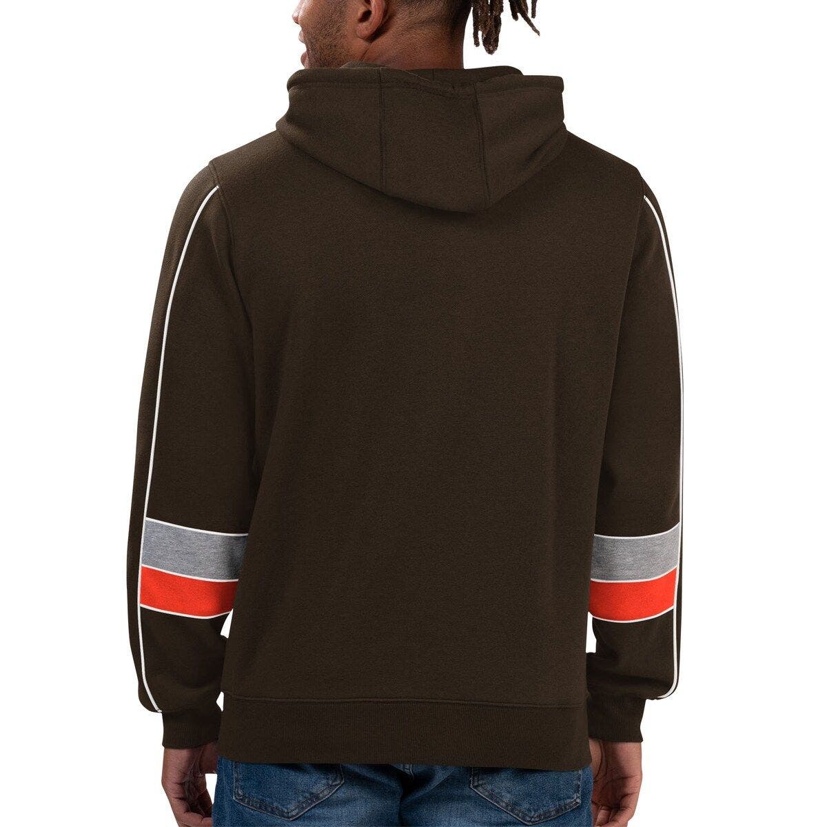 : Starter Men's Brown/White Cleveland Browns Halftime