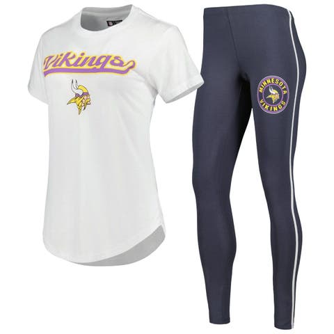 Women's Concepts Sport White/Charcoal New York Giants Sonata T-Shirt & Leggings Sleep Set Size: Extra Large