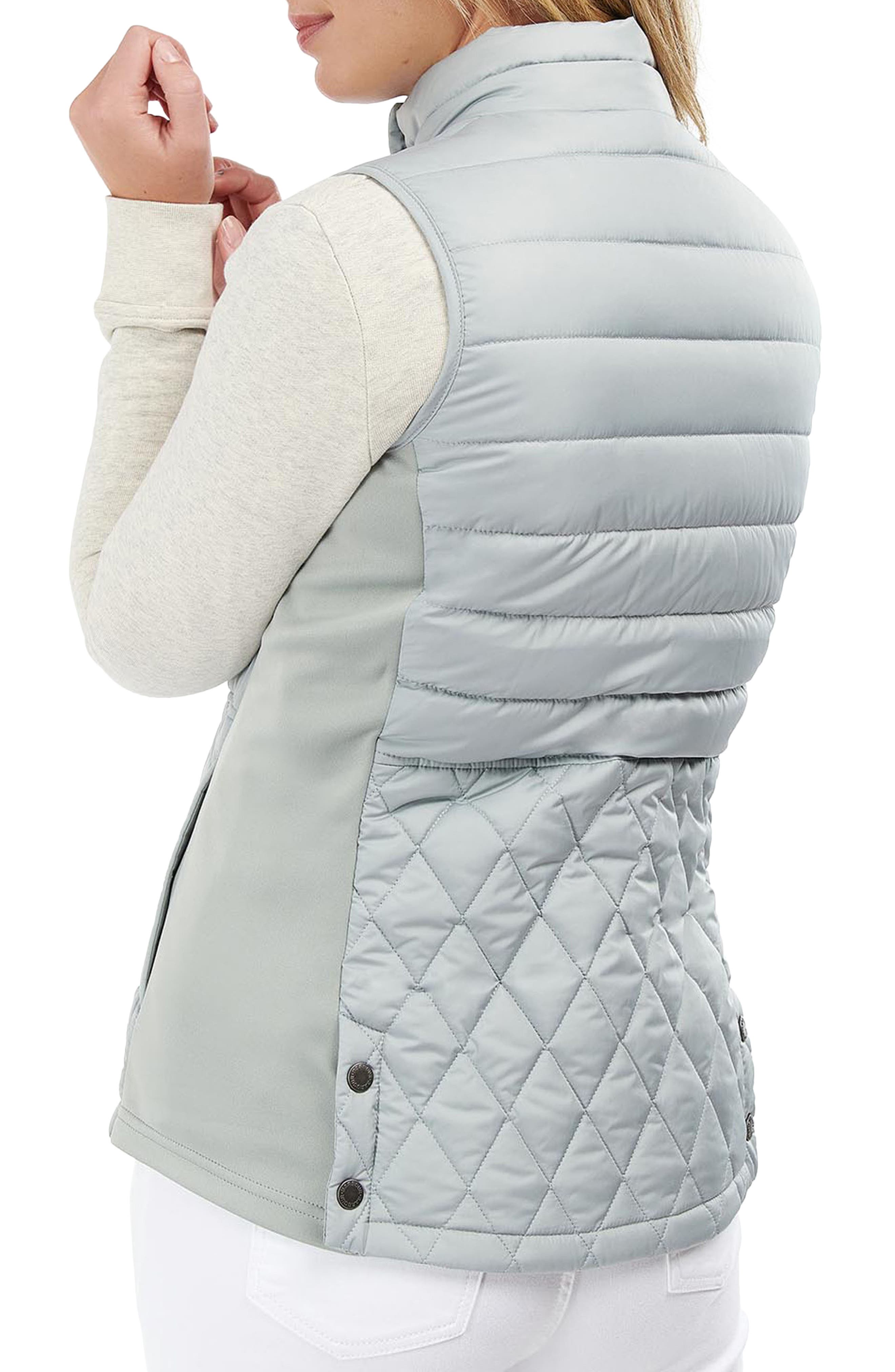 Barbour Esme Quilted Vest in Lily Pad