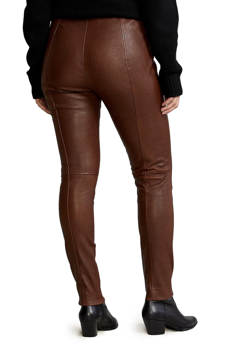 Polo Ralph Lauren Leather Skinny Pants | Nordstrom